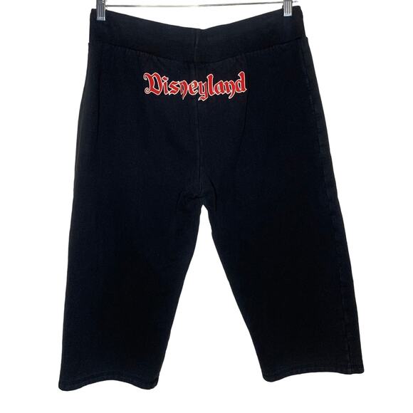 Disney Parks Disneyland 55 Black Crop Sweatpants Women's Size Large - Picture 4 of 8